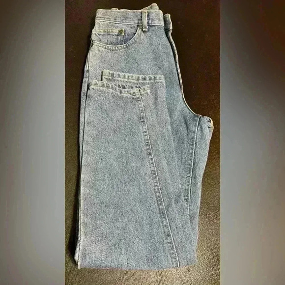 NWT Y2K Lee Relaxed Fit Tapered Mom Jeans 9med MediumWash Denim Vintage - Picture 11 of 11